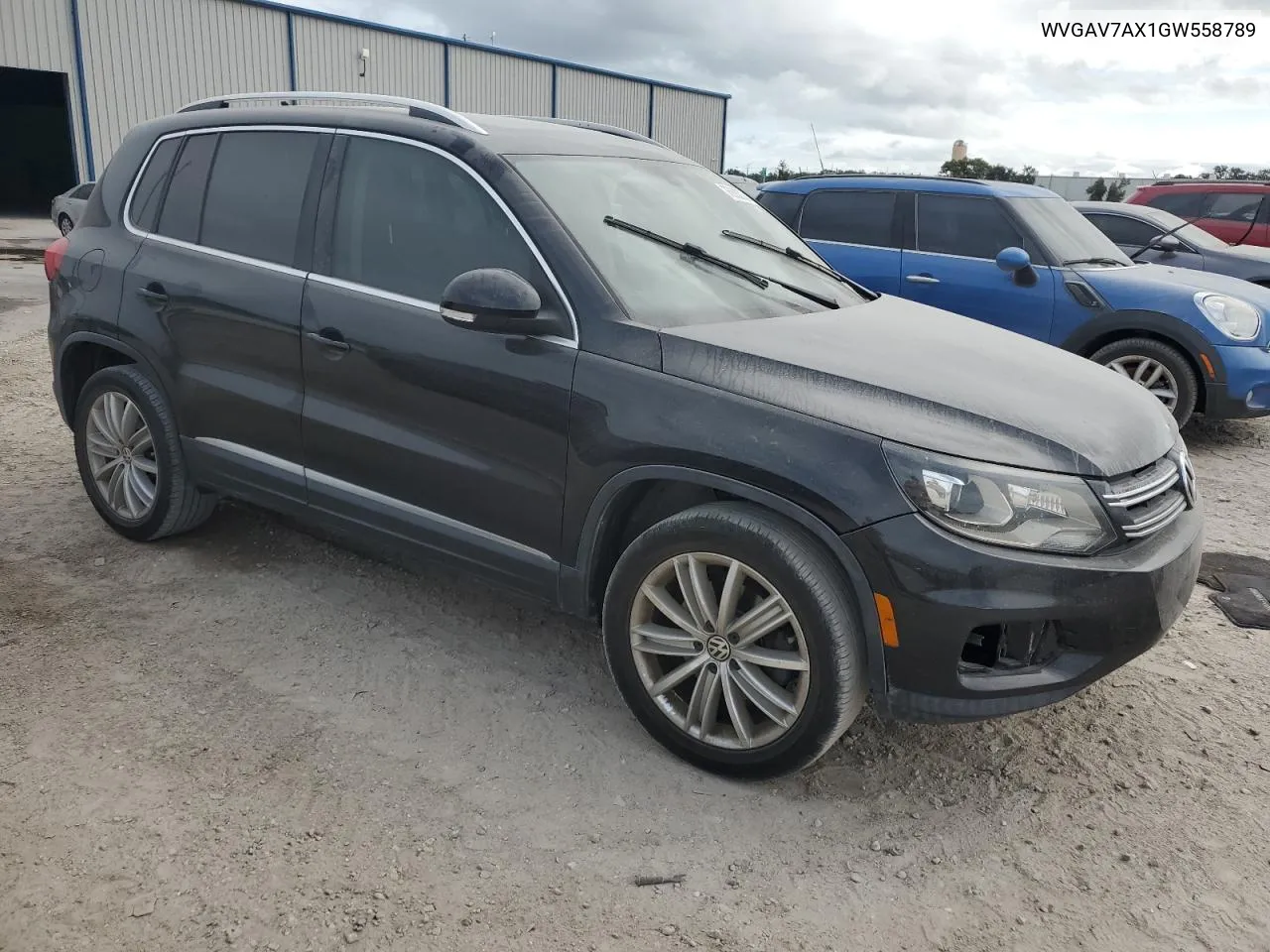 2016 Volkswagen Tiguan S VIN: WVGAV7AX1GW558789 Lot: 76680034