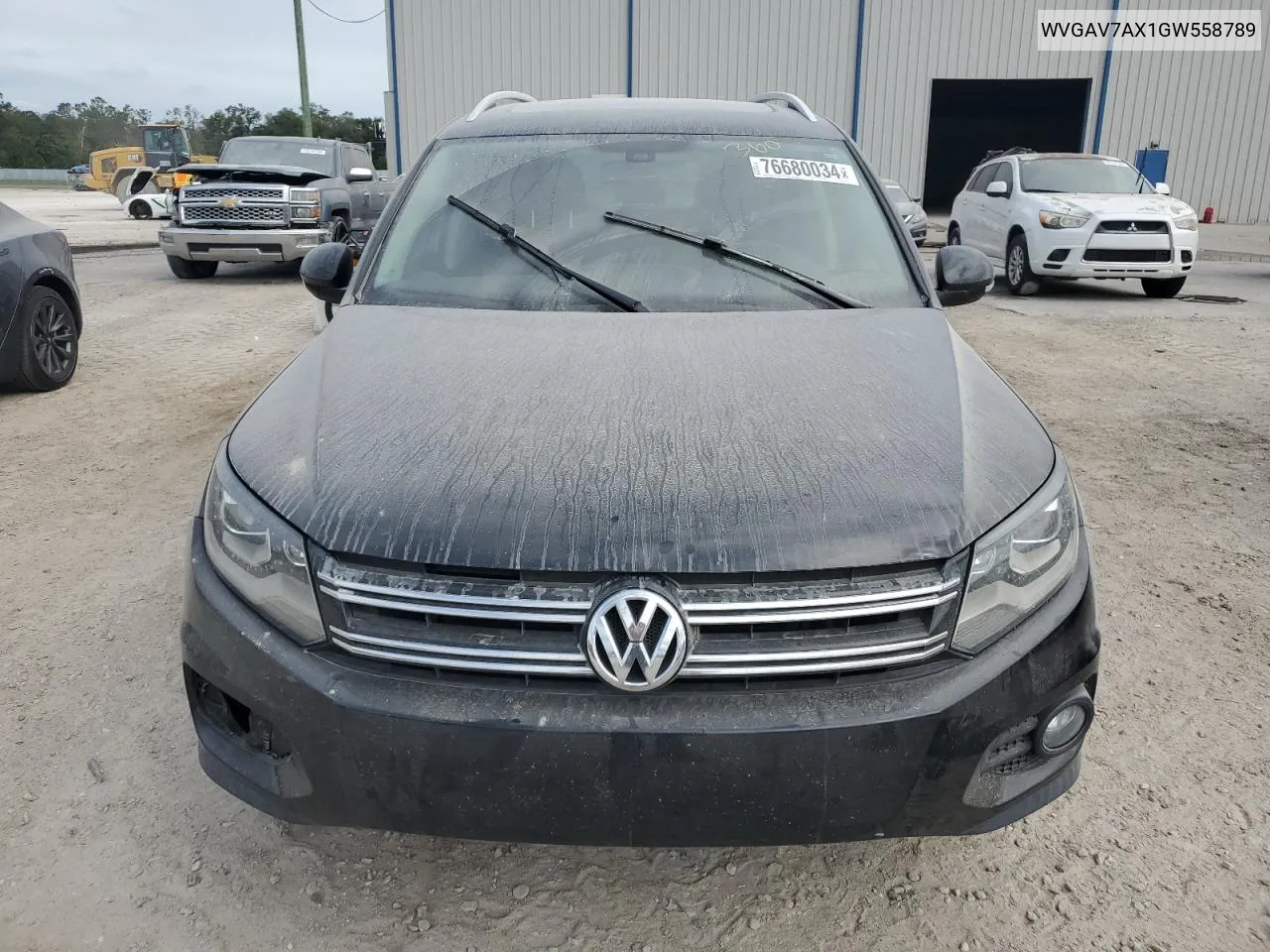 2016 Volkswagen Tiguan S VIN: WVGAV7AX1GW558789 Lot: 76680034