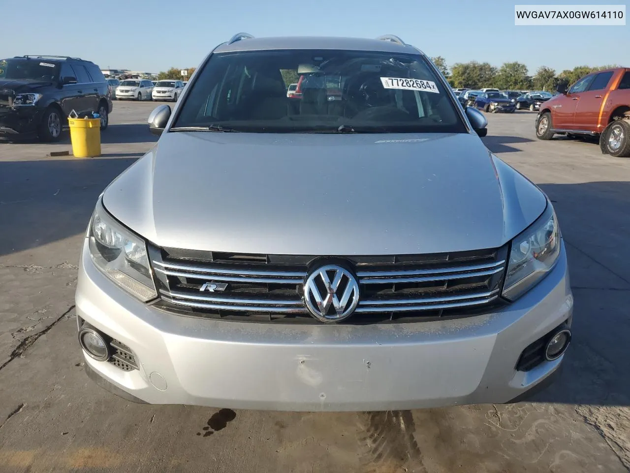 2016 Volkswagen Tiguan S VIN: WVGAV7AX0GW614110 Lot: 77282684