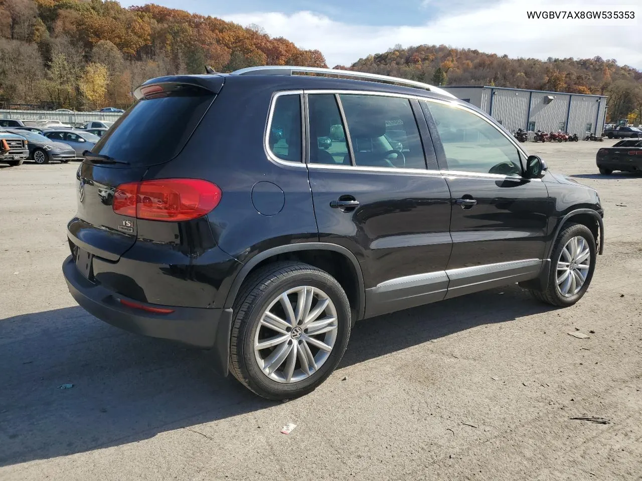 2016 Volkswagen Tiguan S VIN: WVGBV7AX8GW535353 Lot: 77934144