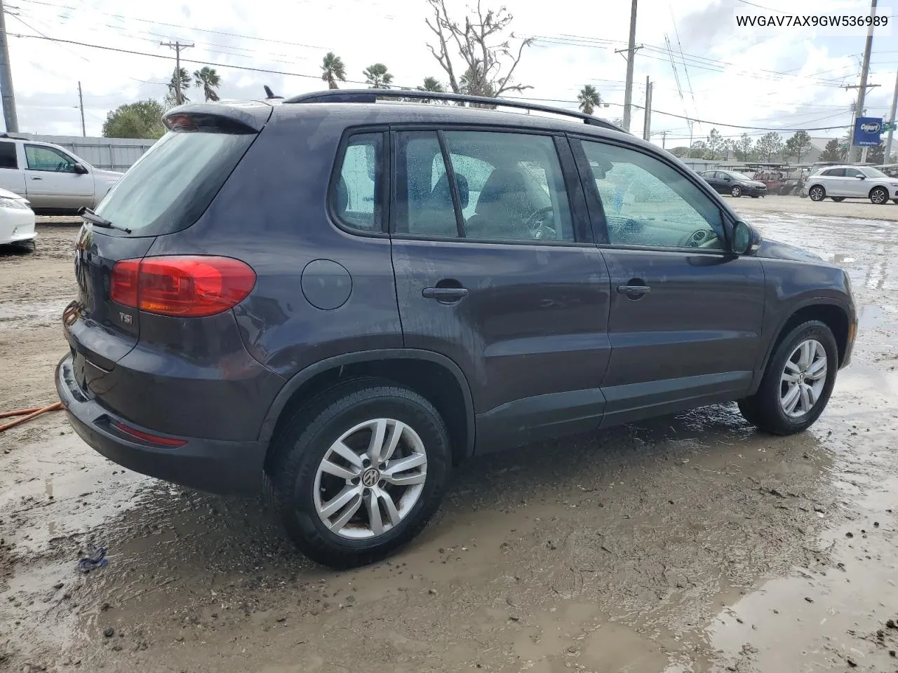 2016 Volkswagen Tiguan S VIN: WVGAV7AX9GW536989 Lot: 78200154