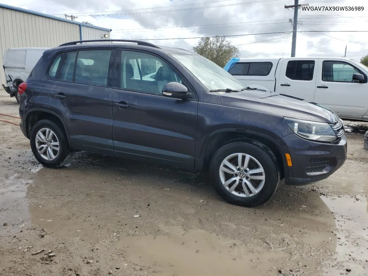 2016 Volkswagen Tiguan S VIN: WVGAV7AX9GW536989 Lot: 78200154