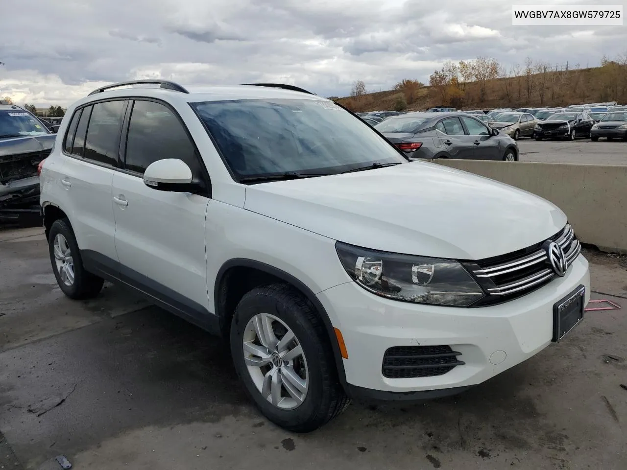 2016 Volkswagen Tiguan S VIN: WVGBV7AX8GW579725 Lot: 78820814