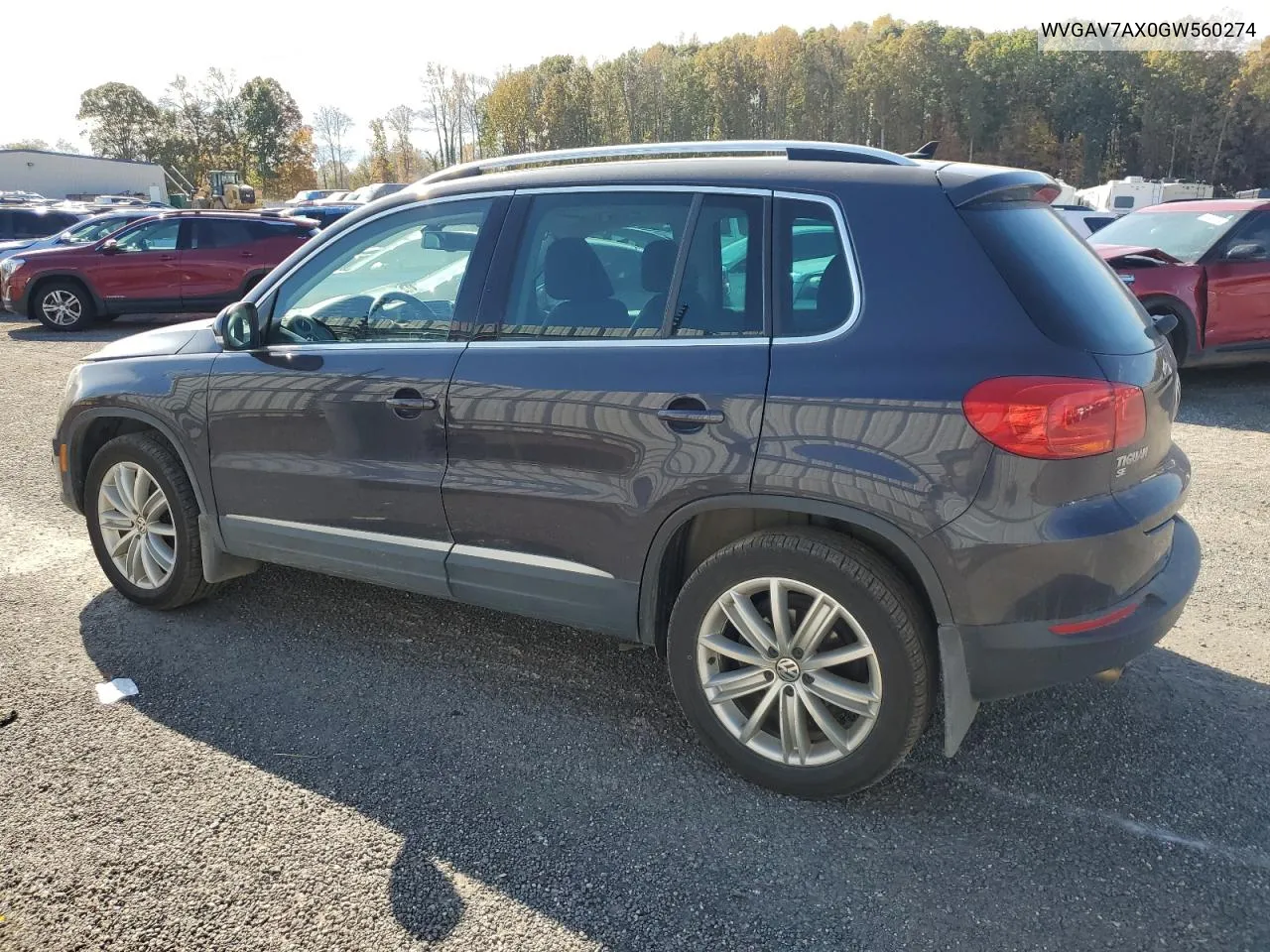 2016 Volkswagen Tiguan S VIN: WVGAV7AX0GW560274 Lot: 79085554