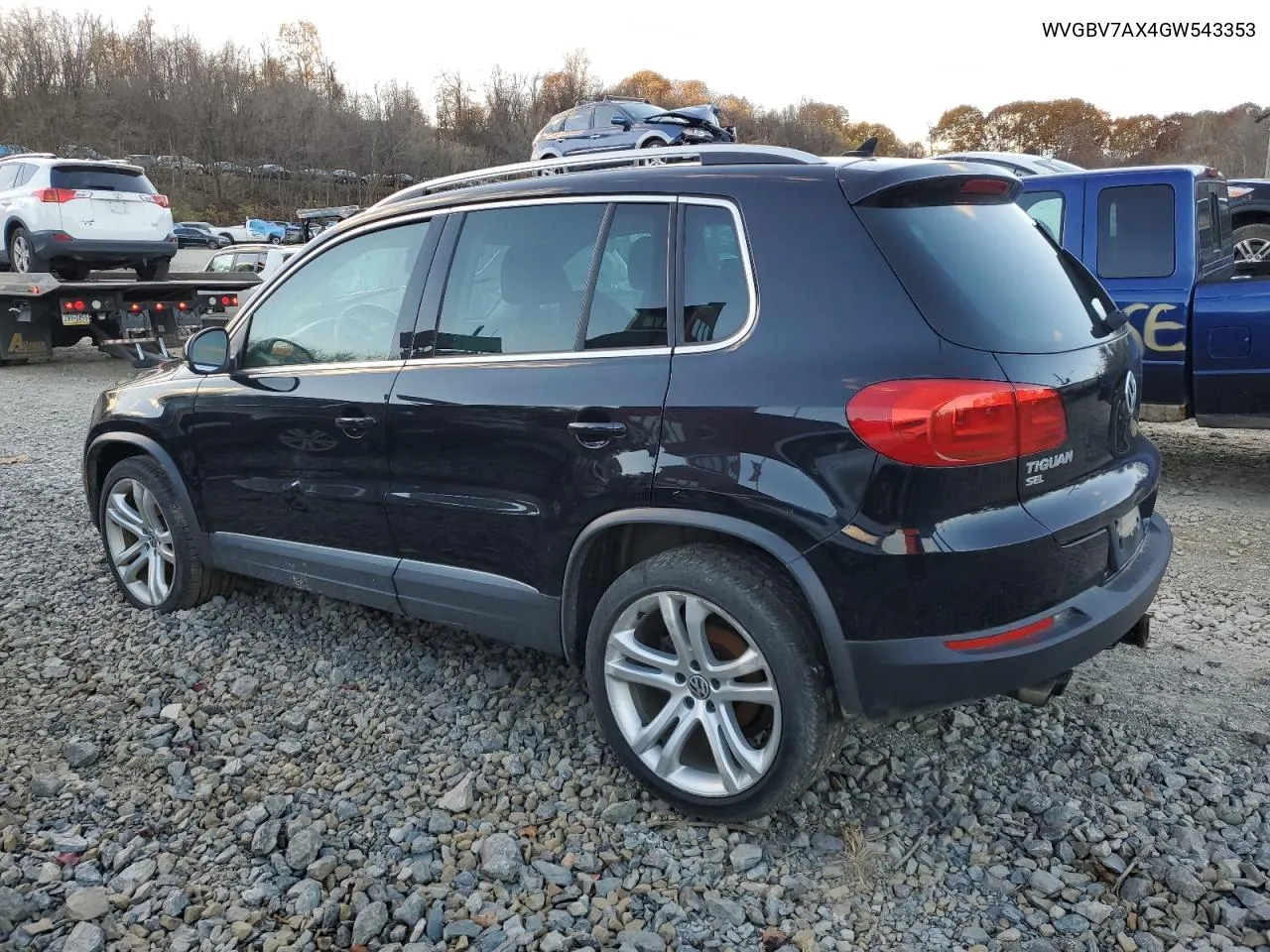 2016 Volkswagen Tiguan S VIN: WVGBV7AX4GW543353 Lot: 79470244