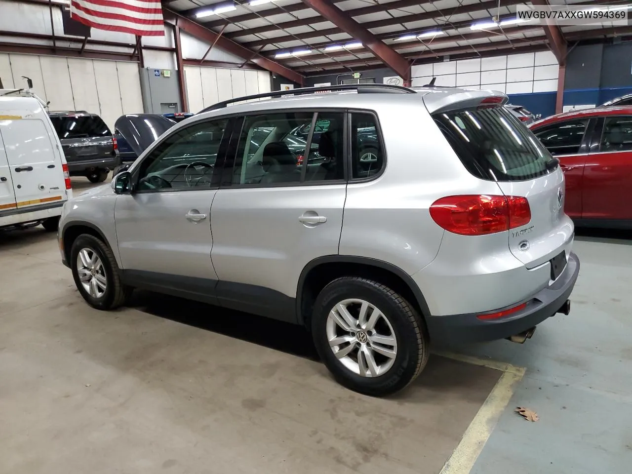 2016 Volkswagen Tiguan S VIN: WVGBV7AXXGW594369 Lot: 80661884