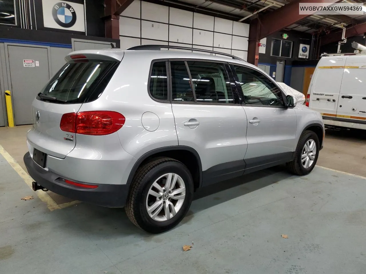 2016 Volkswagen Tiguan S VIN: WVGBV7AXXGW594369 Lot: 80661884