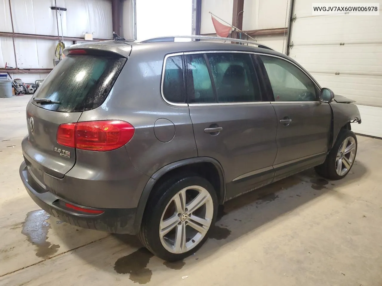 2016 Volkswagen Tiguan Comfortline VIN: WVGJV7AX6GW006978 Lot: 80885744