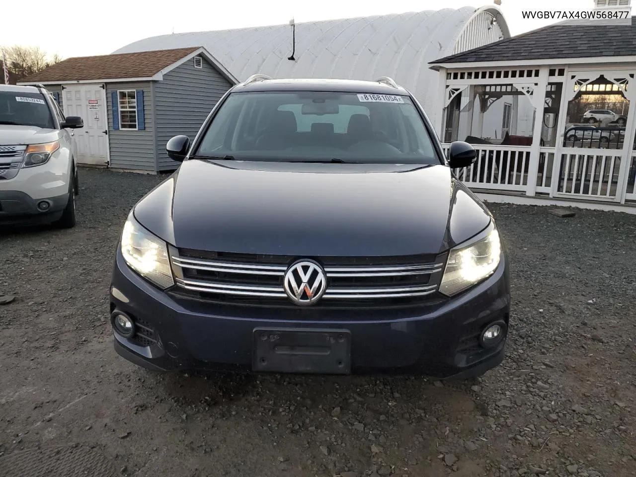 2016 Volkswagen Tiguan S VIN: WVGBV7AX4GW568477 Lot: 81681054