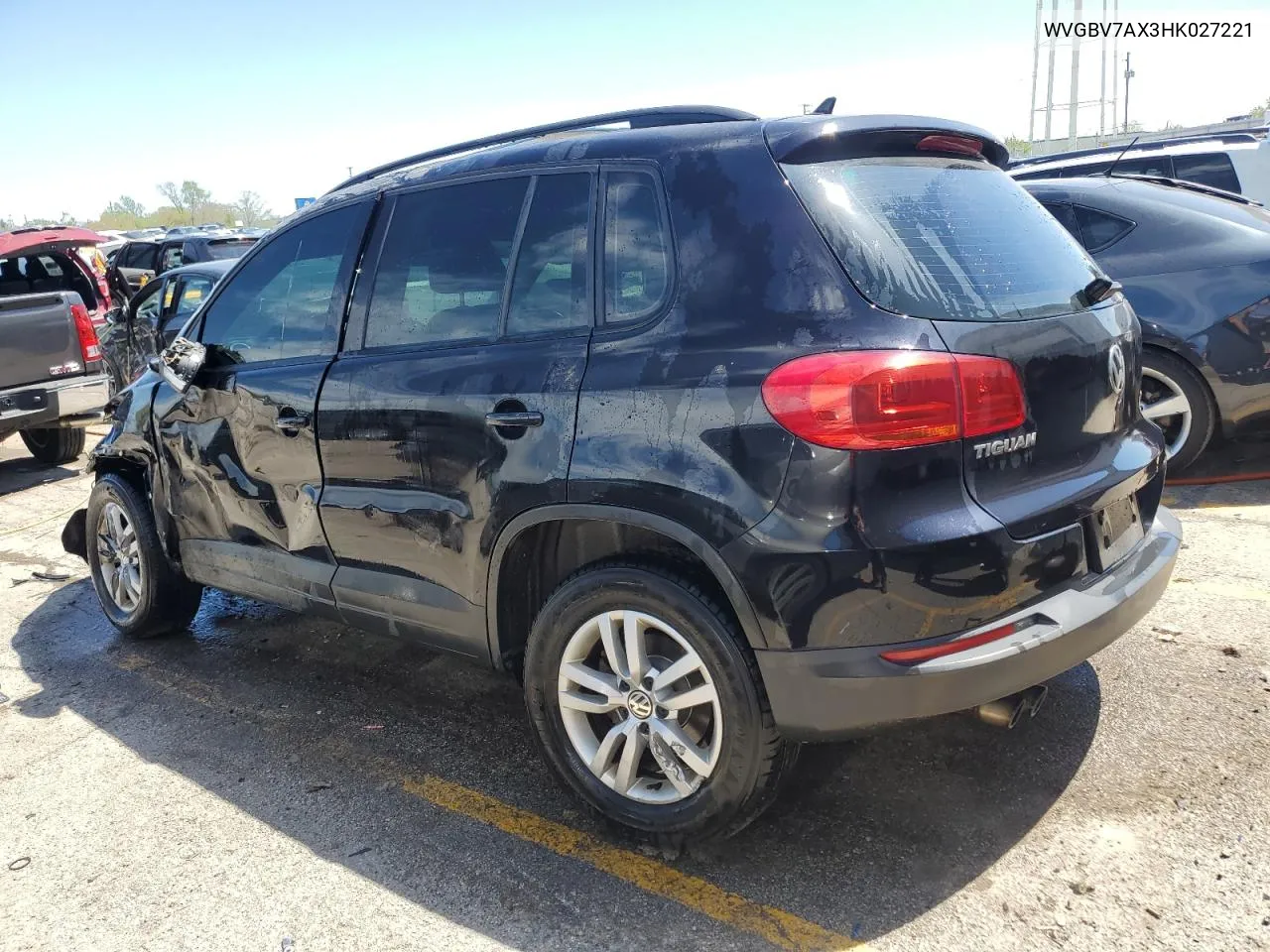 2017 Volkswagen Tiguan S VIN: WVGBV7AX3HK027221 Lot: 52551384