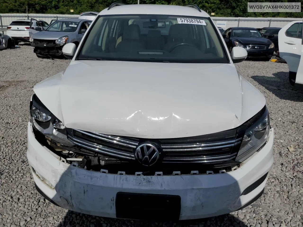 WVGBV7AX4HK001372 2017 Volkswagen Tiguan S