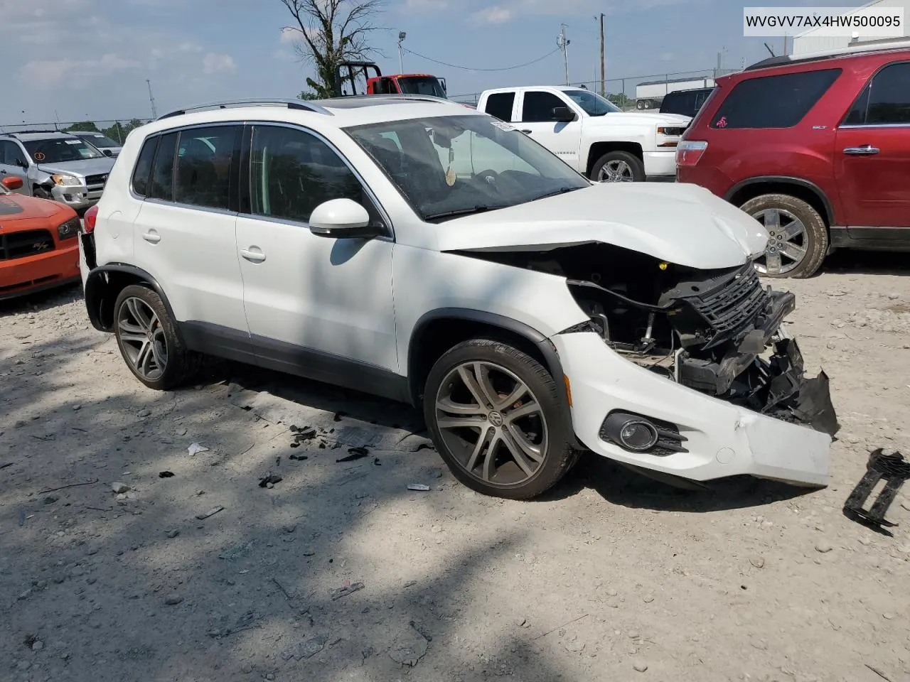 2017 Volkswagen Tiguan Sel VIN: WVGVV7AX4HW500095 Lot: 59531144