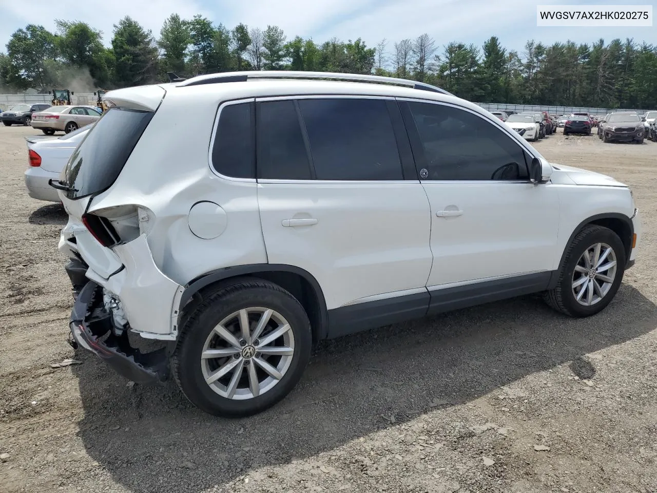 2017 Volkswagen Tiguan Wolfsburg VIN: WVGSV7AX2HK020275 Lot: 60266944