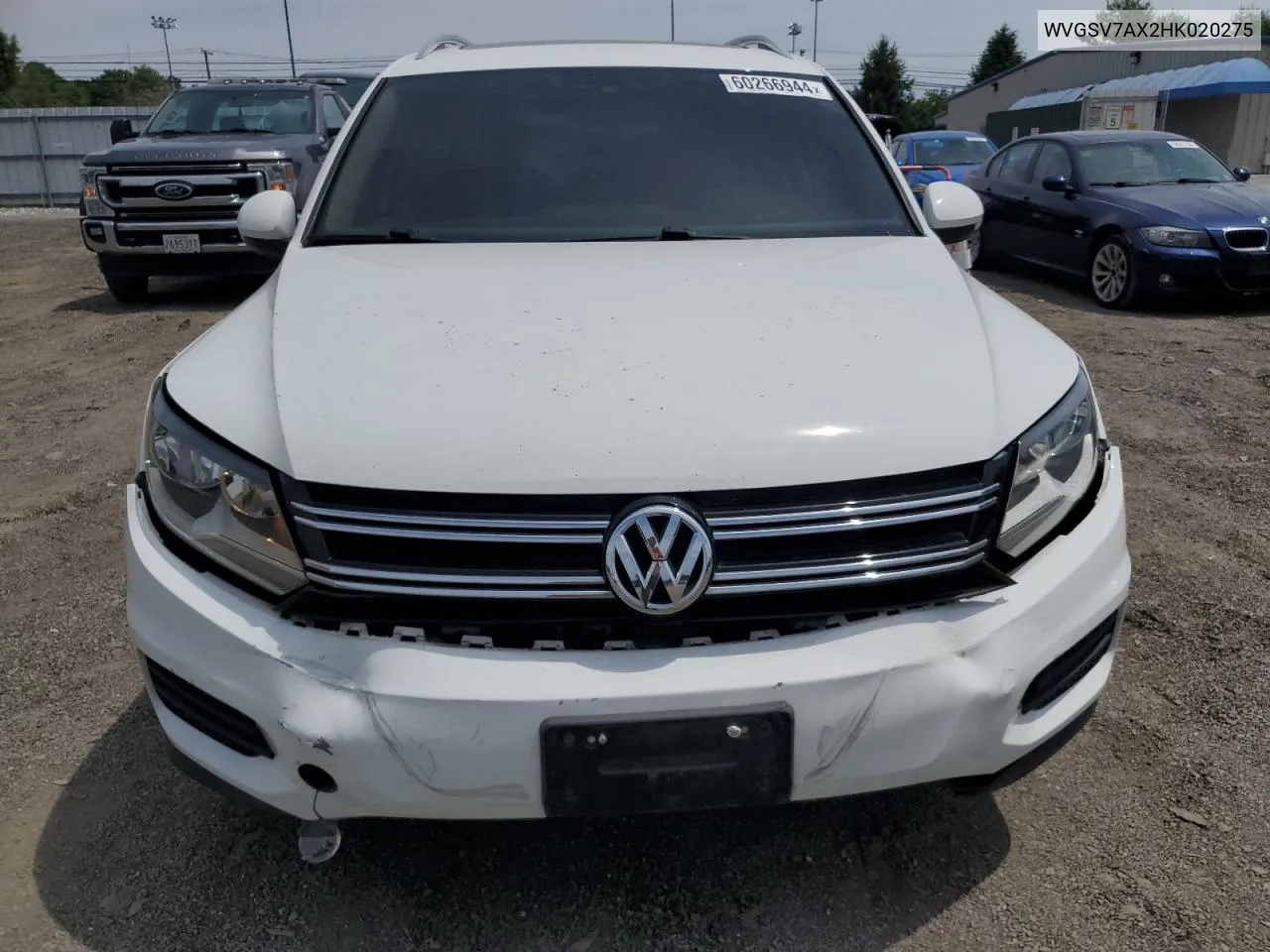 2017 Volkswagen Tiguan Wolfsburg VIN: WVGSV7AX2HK020275 Lot: 60266944