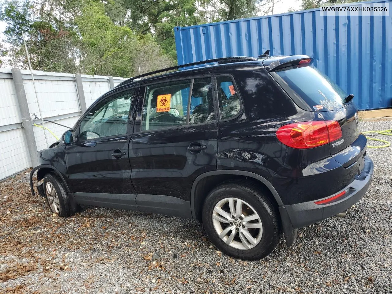 WVGBV7AXXHK035526 2017 Volkswagen Tiguan S