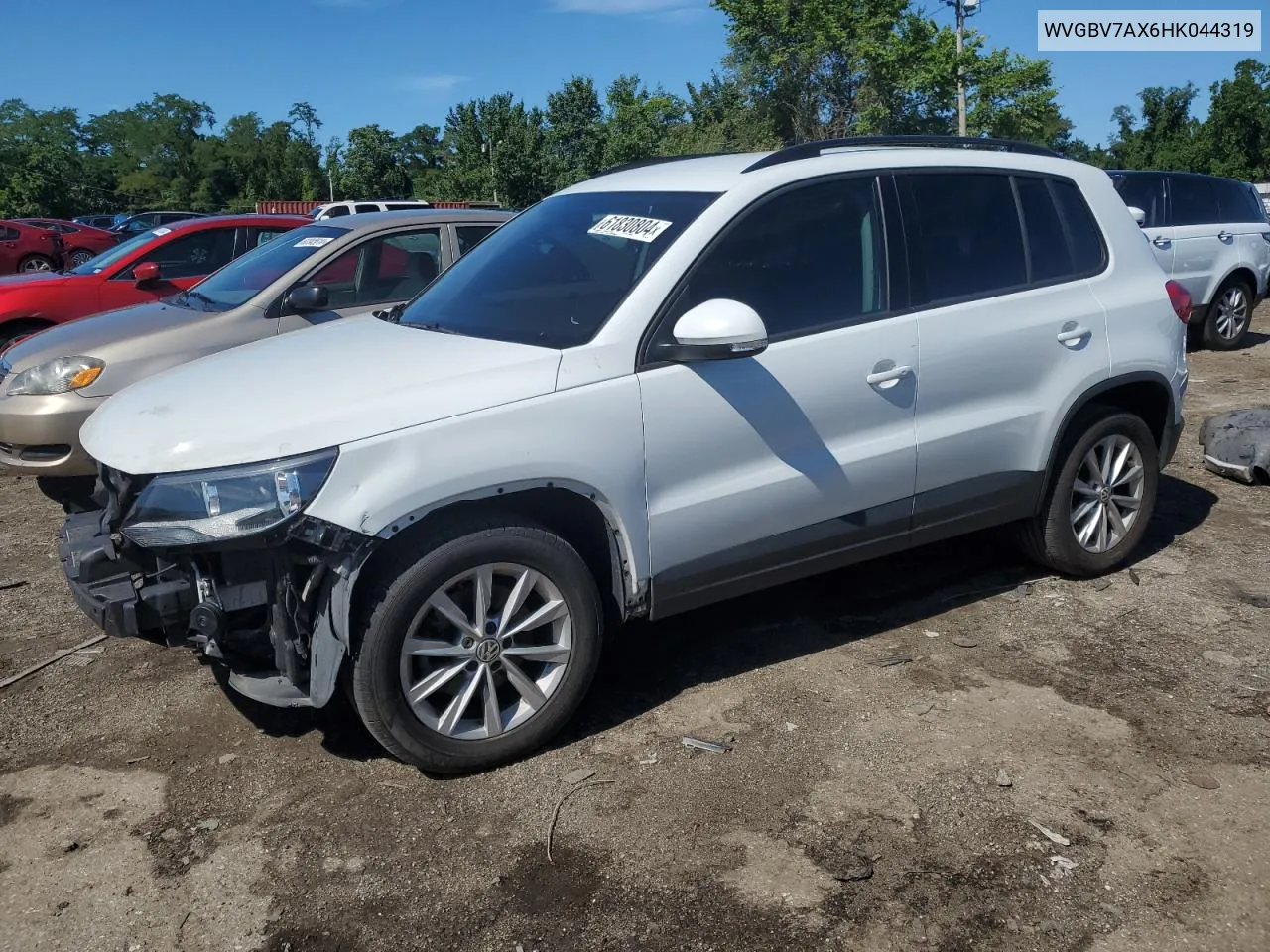 2017 Volkswagen Tiguan S VIN: WVGBV7AX6HK044319 Lot: 61830804