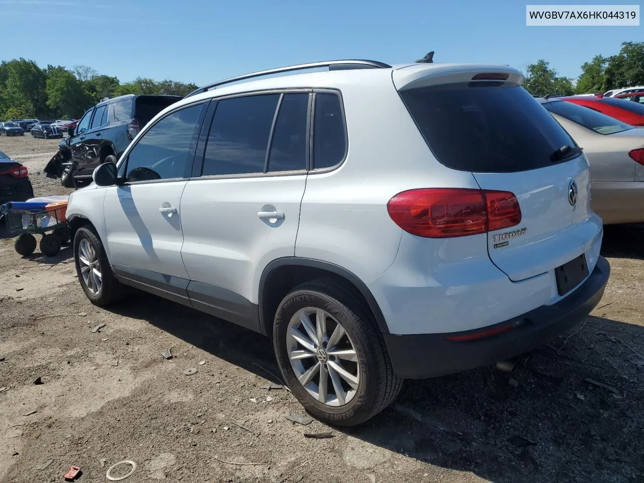 2017 Volkswagen Tiguan S VIN: WVGBV7AX6HK044319 Lot: 61830804