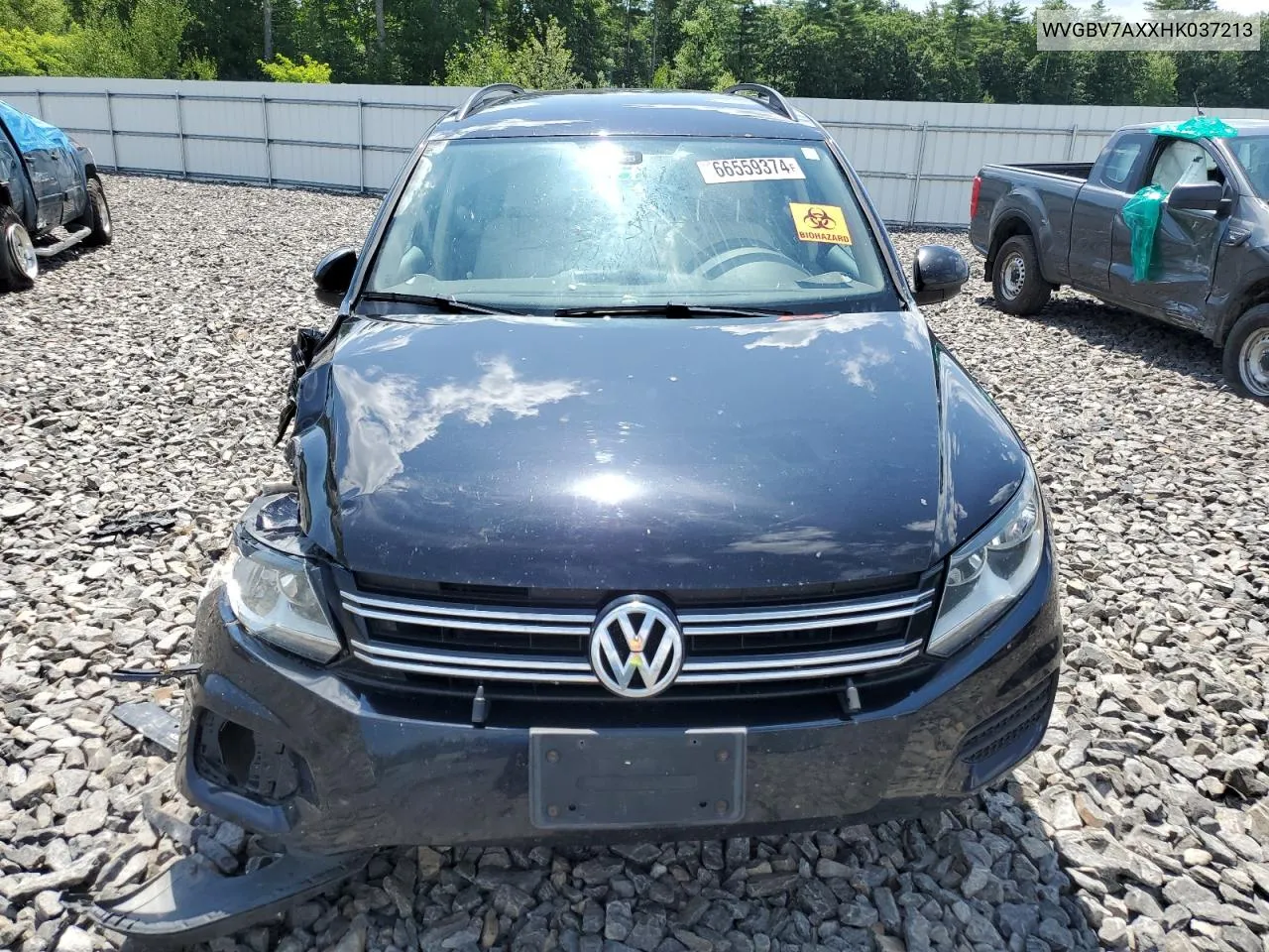 2017 Volkswagen Tiguan S VIN: WVGBV7AXXHK037213 Lot: 66559374