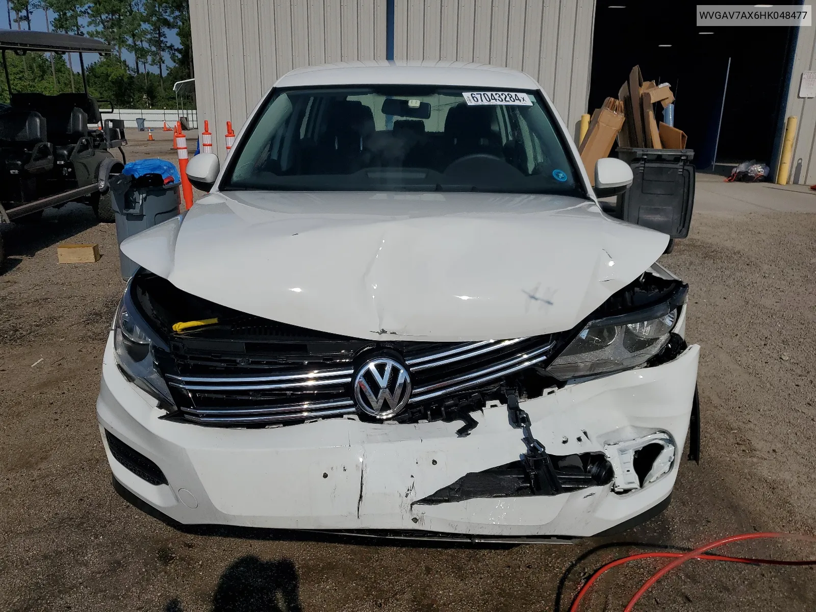 2017 Volkswagen Tiguan S VIN: WVGAV7AX6HK048477 Lot: 67043284