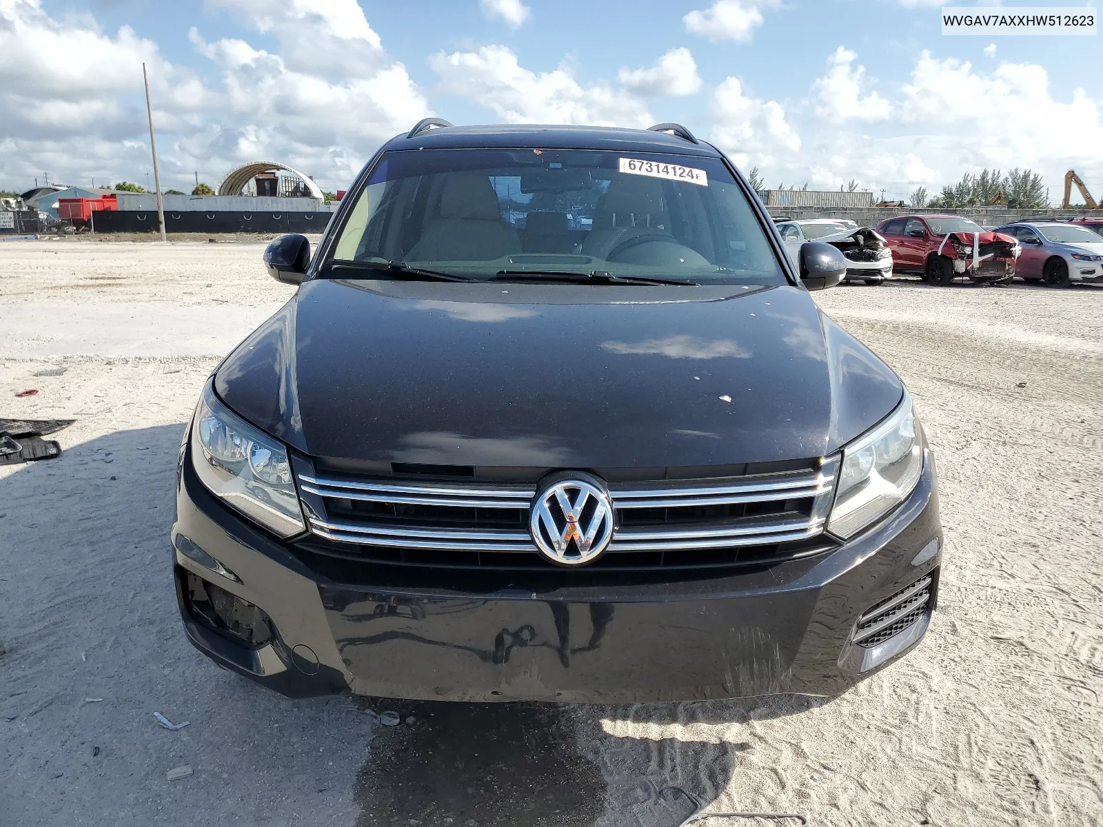 2017 Volkswagen Tiguan S VIN: WVGAV7AXXHW512623 Lot: 67314124