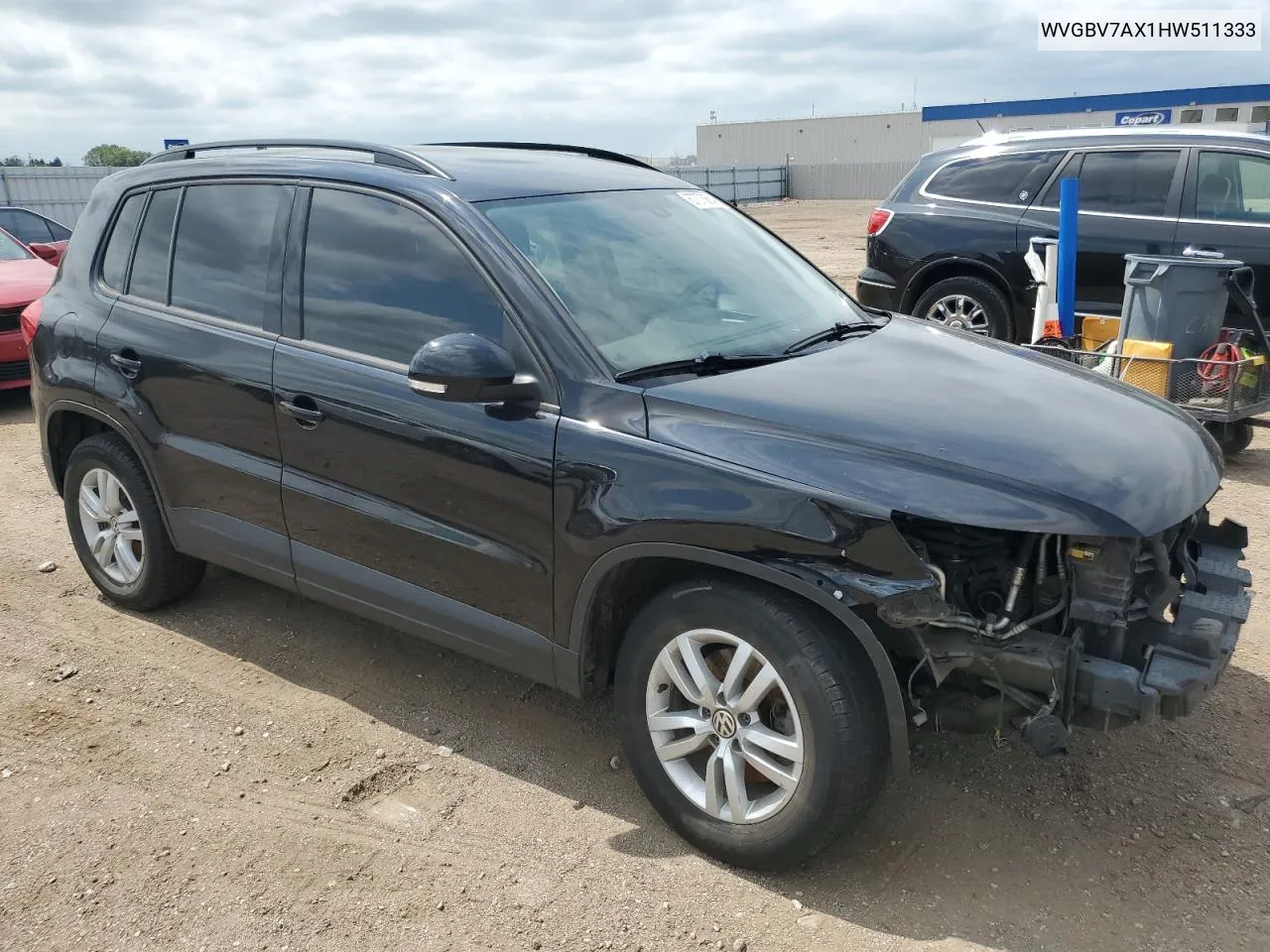 2017 Volkswagen Tiguan S VIN: WVGBV7AX1HW511333 Lot: 67373864