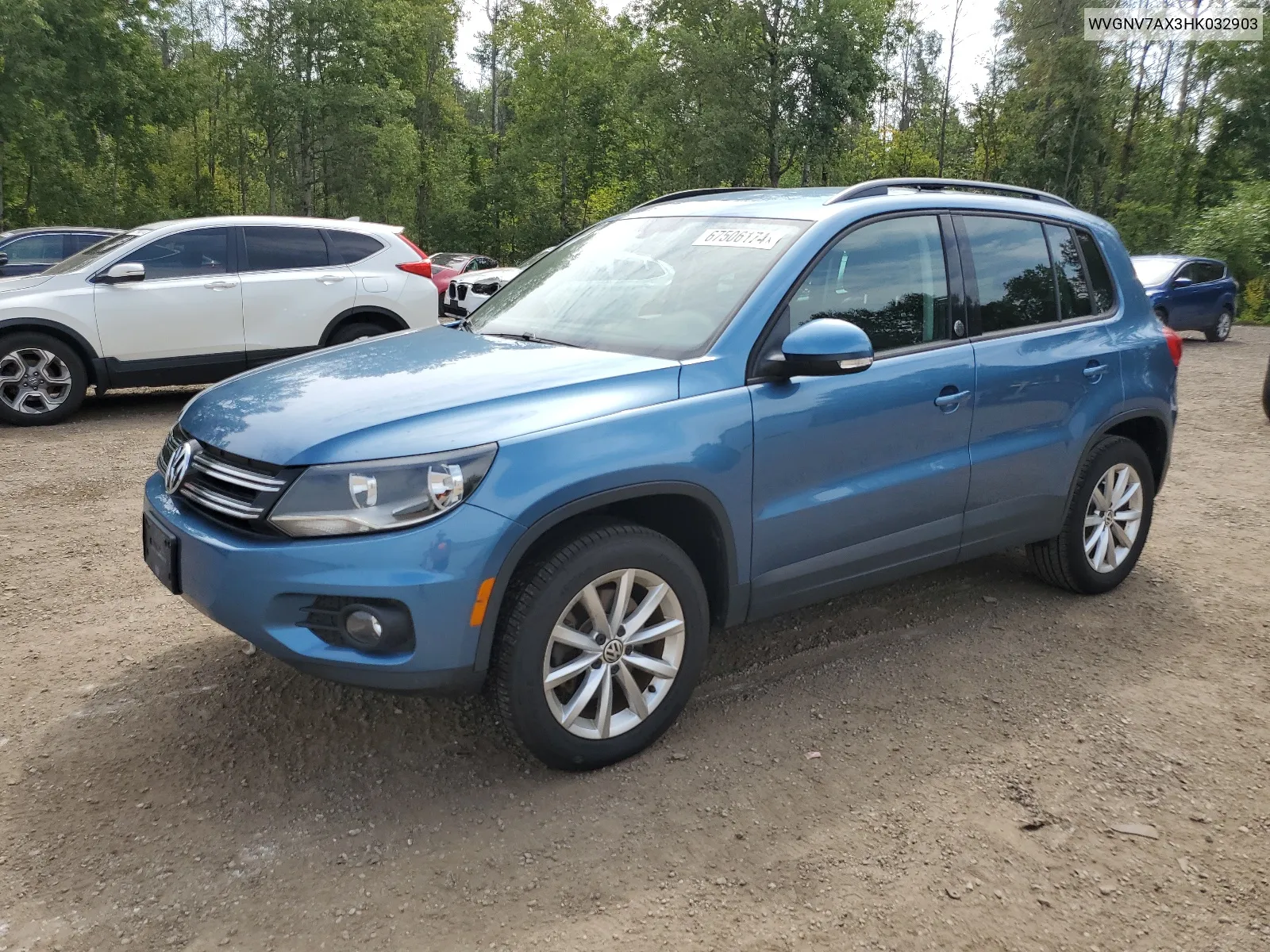 2017 Volkswagen Tiguan Wolfsburg VIN: WVGNV7AX3HK032903 Lot: 67506174