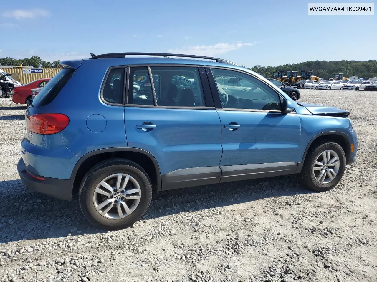 WVGAV7AX4HK039471 2017 Volkswagen Tiguan S