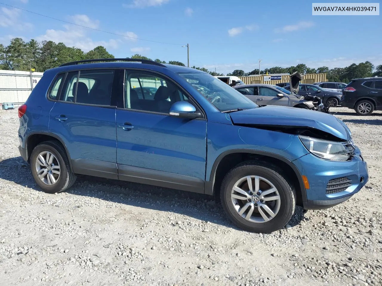 WVGAV7AX4HK039471 2017 Volkswagen Tiguan S