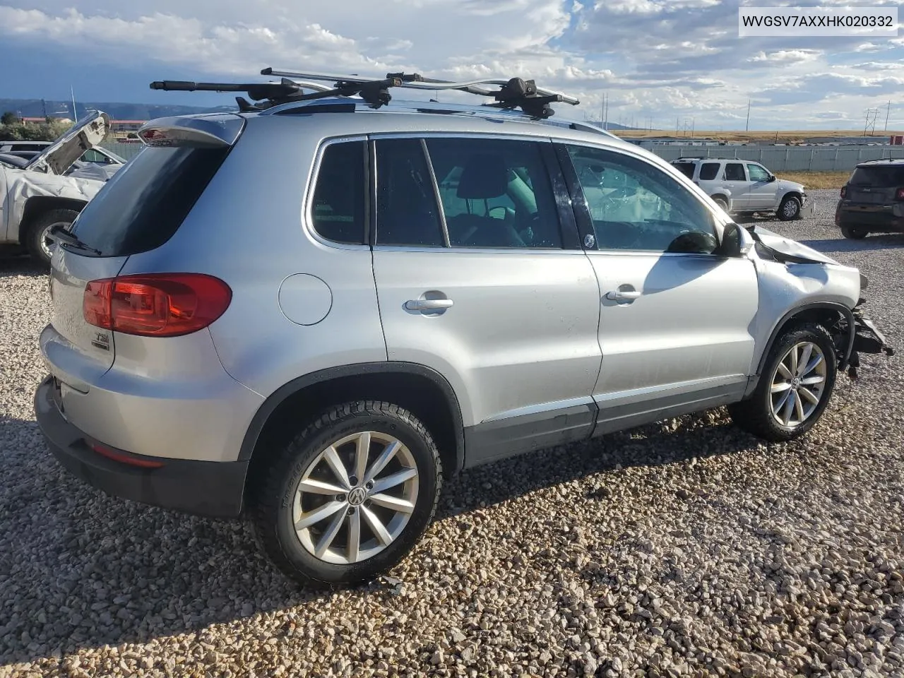 2017 Volkswagen Tiguan Wolfsburg VIN: WVGSV7AXXHK020332 Lot: 67980444