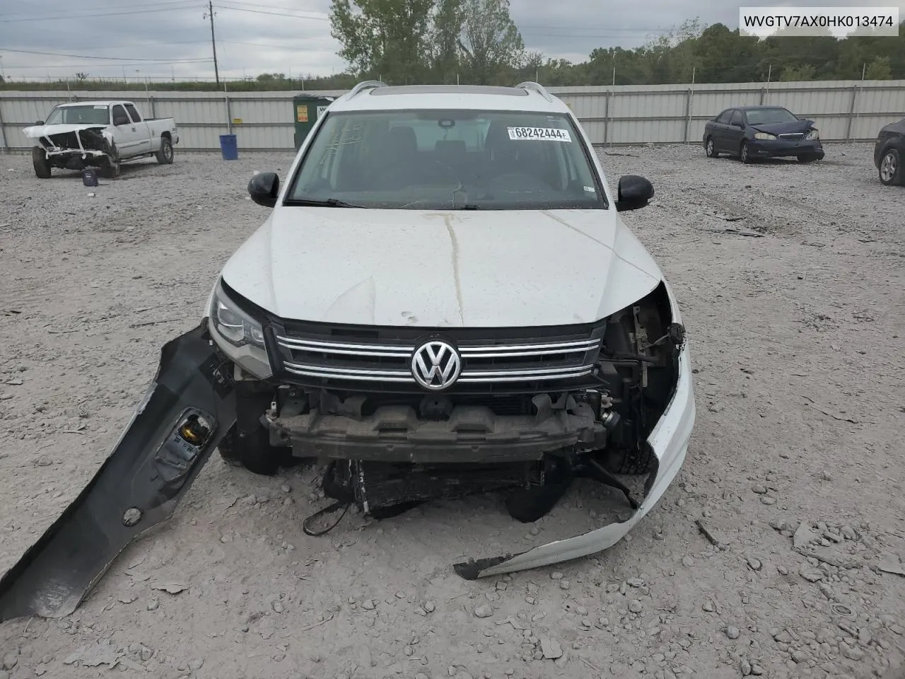 2017 Volkswagen Tiguan Sport VIN: WVGTV7AX0HK013474 Lot: 68242444