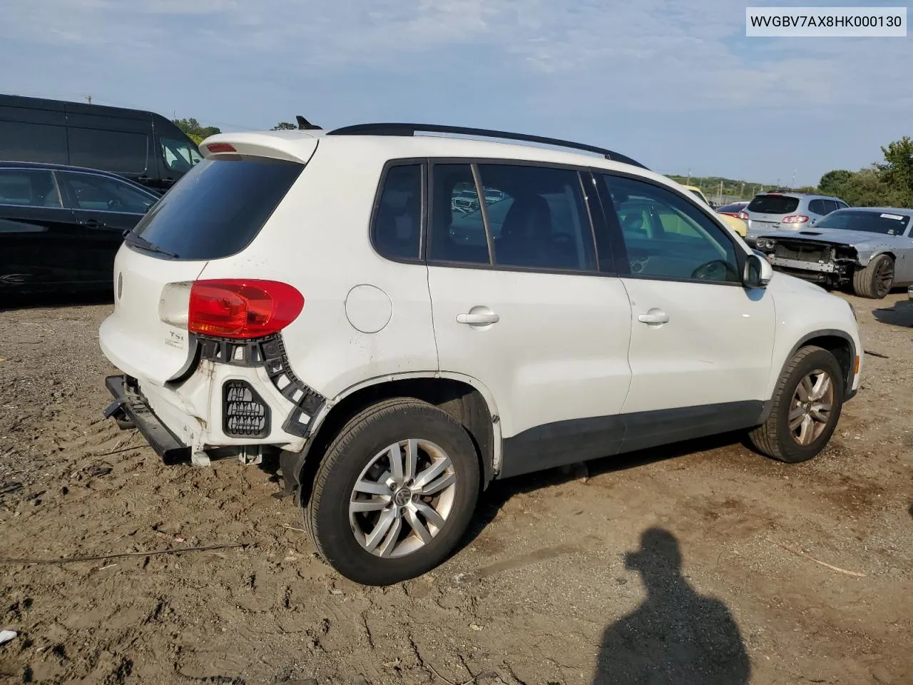 WVGBV7AX8HK000130 2017 Volkswagen Tiguan S