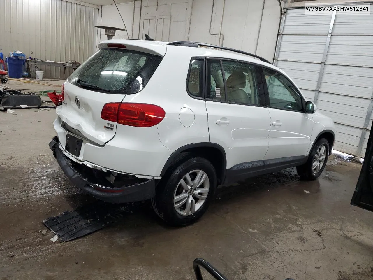 2017 Volkswagen Tiguan S VIN: WVGBV7AX3HW512841 Lot: 69626814