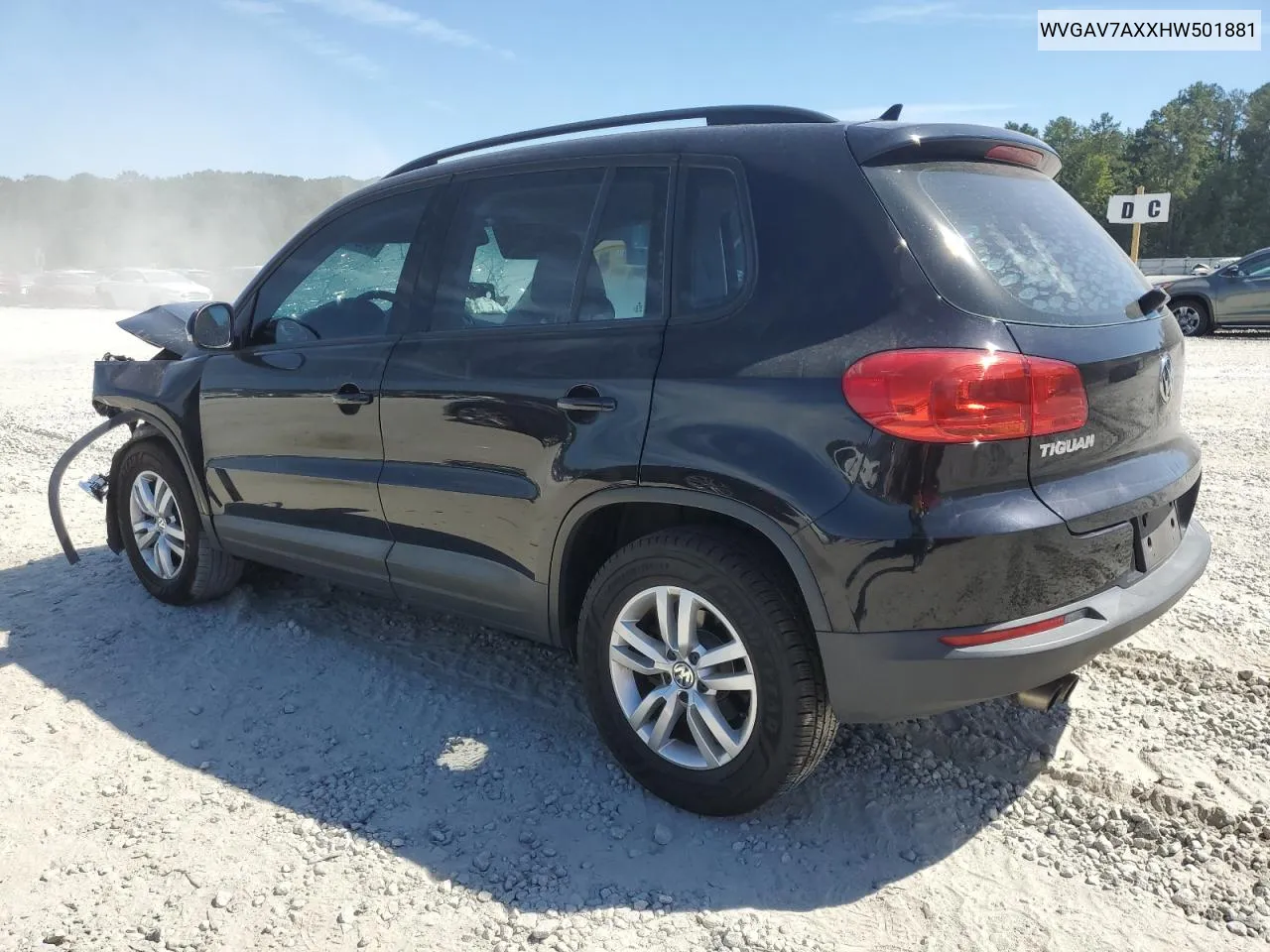 WVGAV7AXXHW501881 2017 Volkswagen Tiguan S