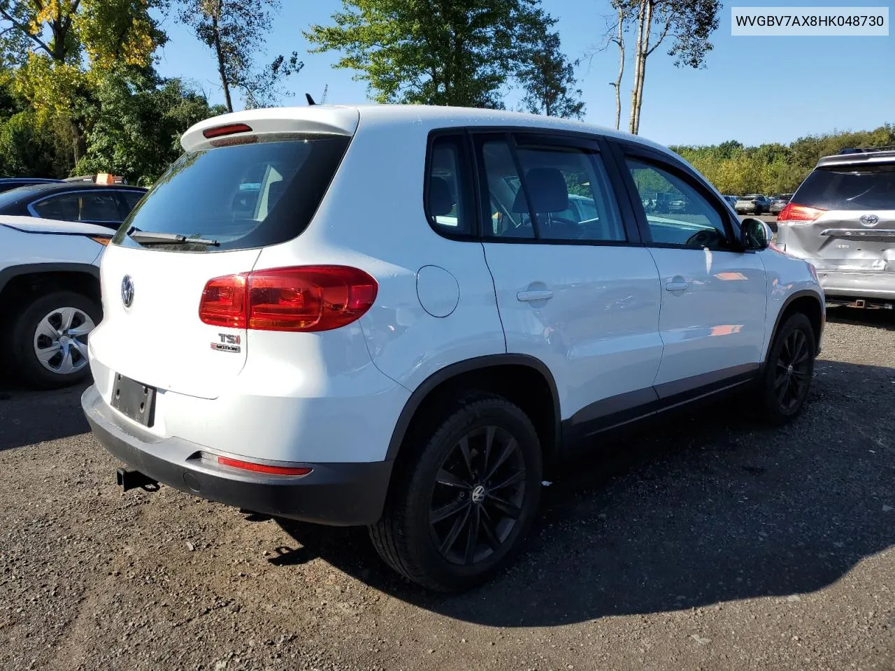 2017 Volkswagen Tiguan S VIN: WVGBV7AX8HK048730 Lot: 70693754