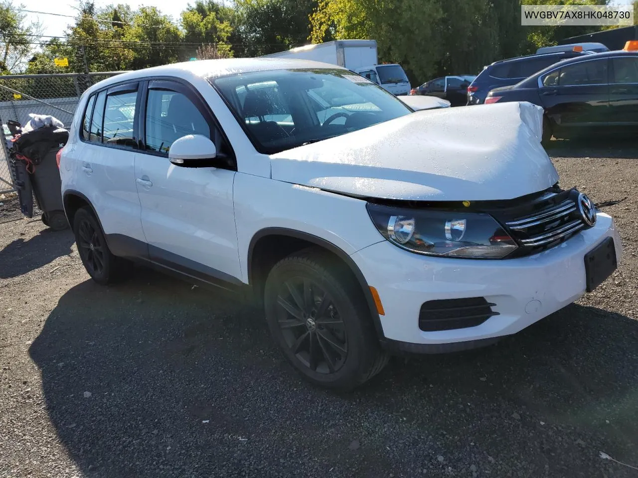 WVGBV7AX8HK048730 2017 Volkswagen Tiguan S