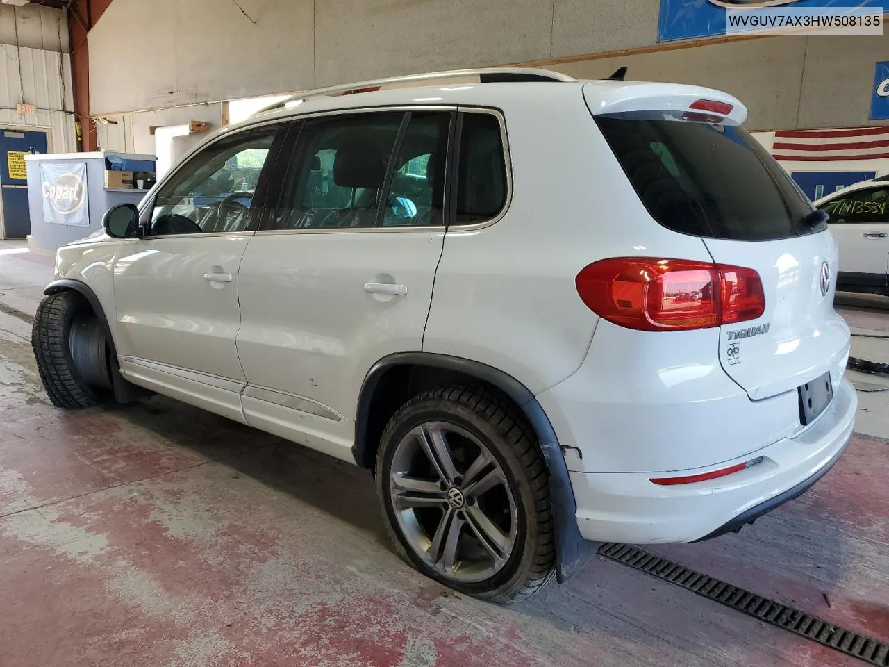 WVGUV7AX3HW508135 2017 Volkswagen Tiguan Sport