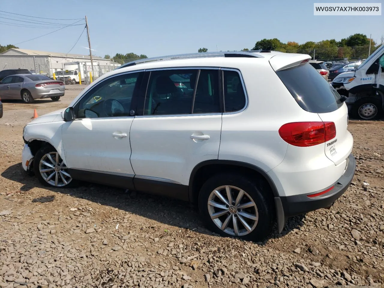 2017 Volkswagen Tiguan Wolfsburg VIN: WVGSV7AX7HK003973 Lot: 71231544