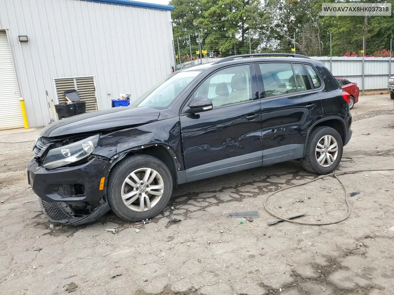 WVGAV7AX8HK037318 2017 Volkswagen Tiguan S