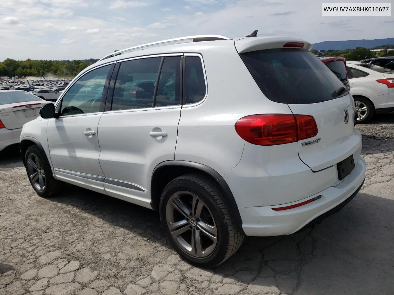 2017 Volkswagen Tiguan Sport VIN: WVGUV7AX8HK016627 Lot: 71557364