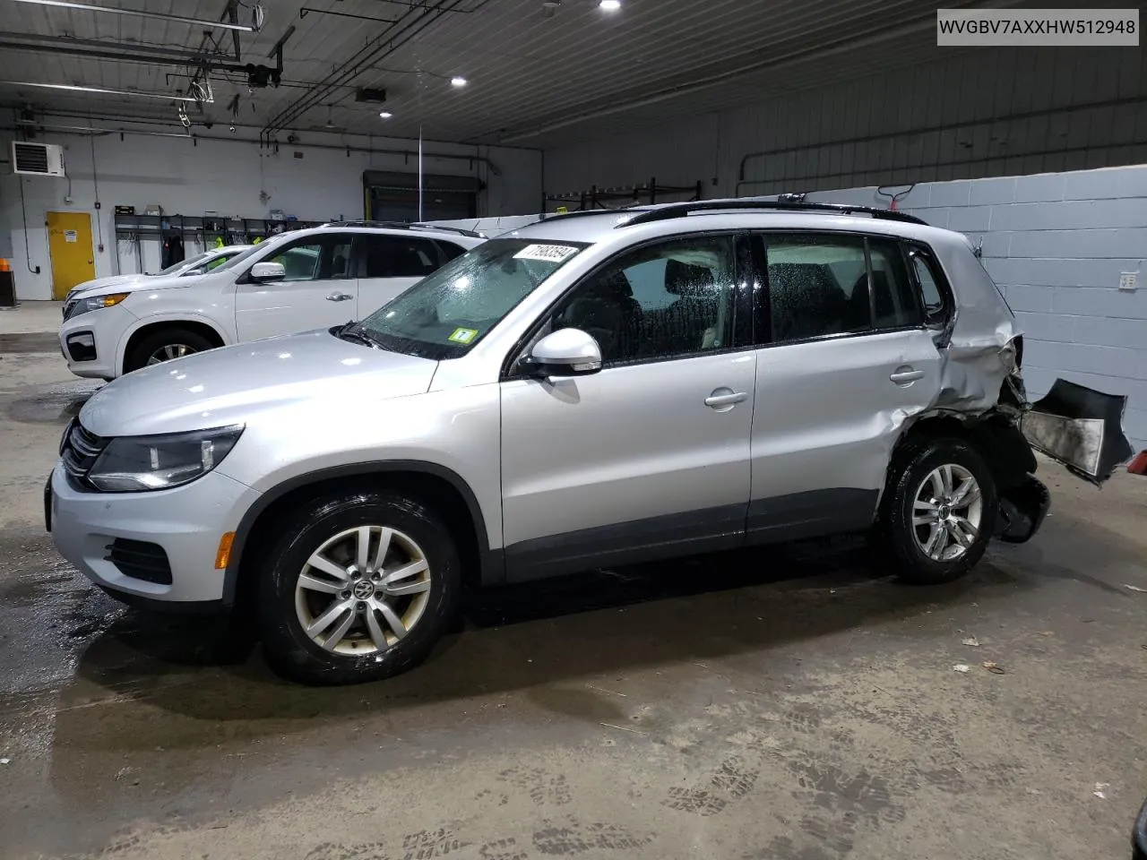 WVGBV7AXXHW512948 2017 Volkswagen Tiguan S