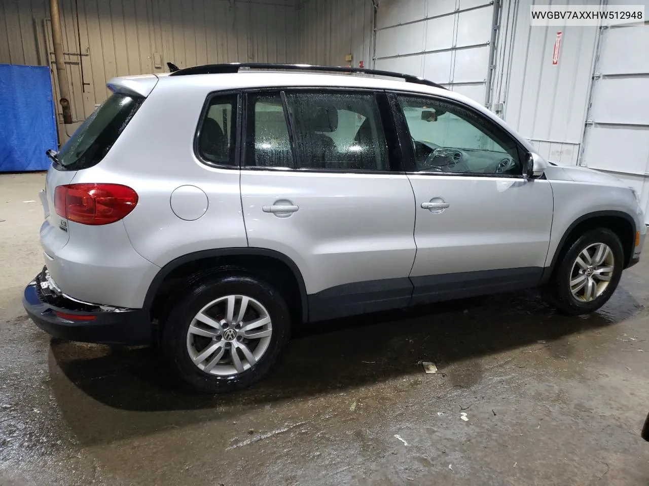 2017 Volkswagen Tiguan S VIN: WVGBV7AXXHW512948 Lot: 71983594