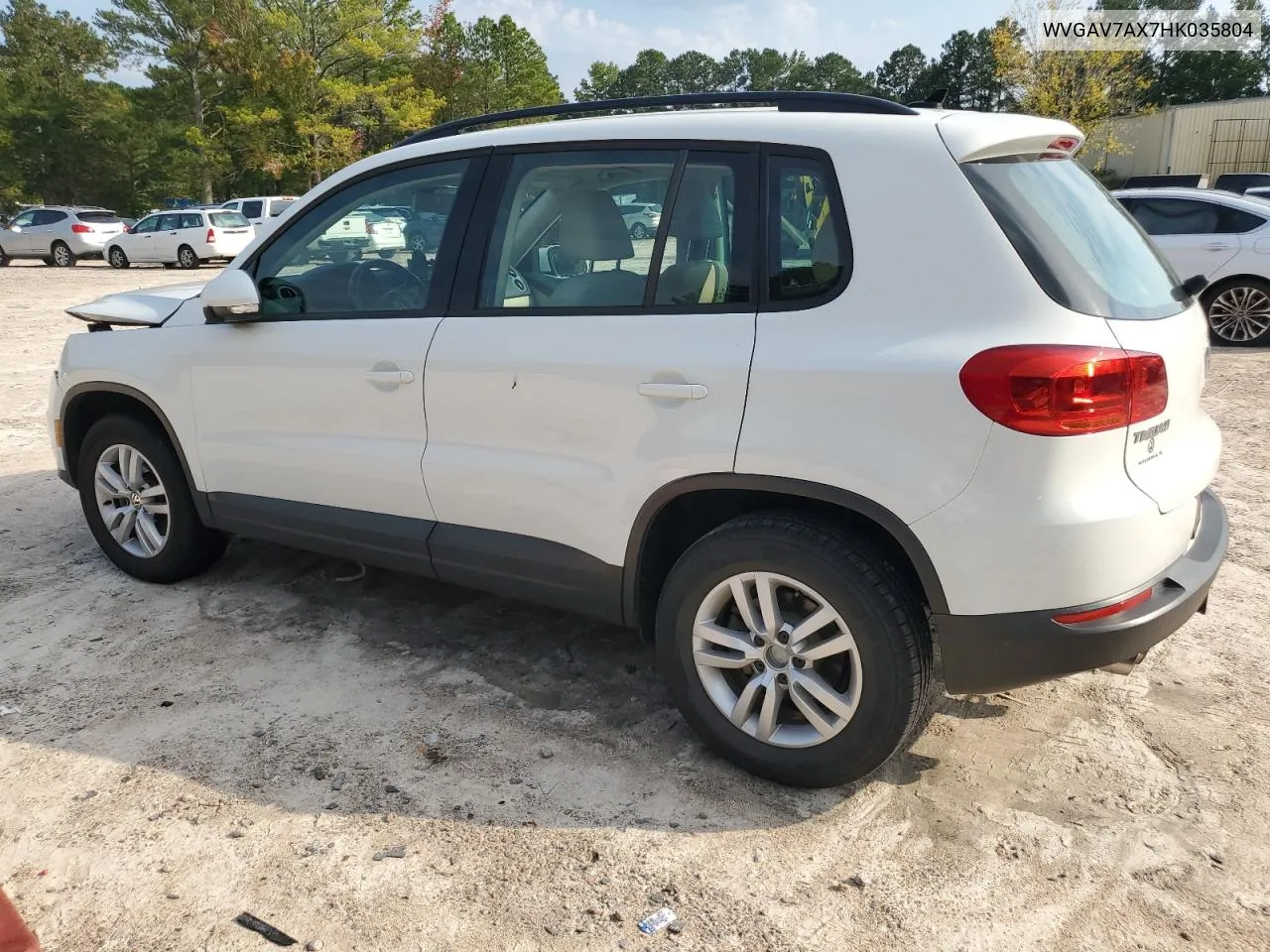 2017 Volkswagen Tiguan S VIN: WVGAV7AX7HK035804 Lot: 72218034