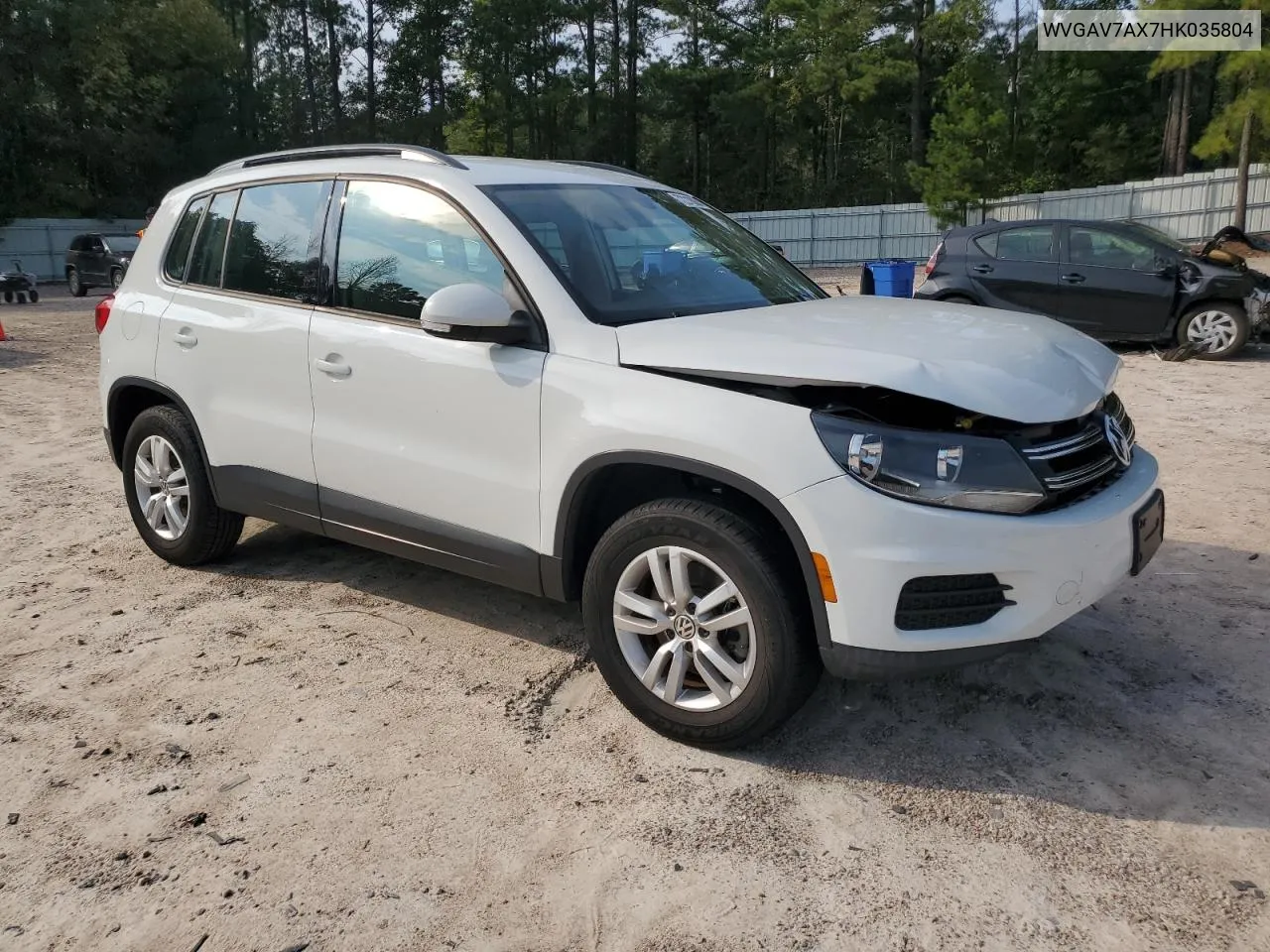 2017 Volkswagen Tiguan S VIN: WVGAV7AX7HK035804 Lot: 72218034