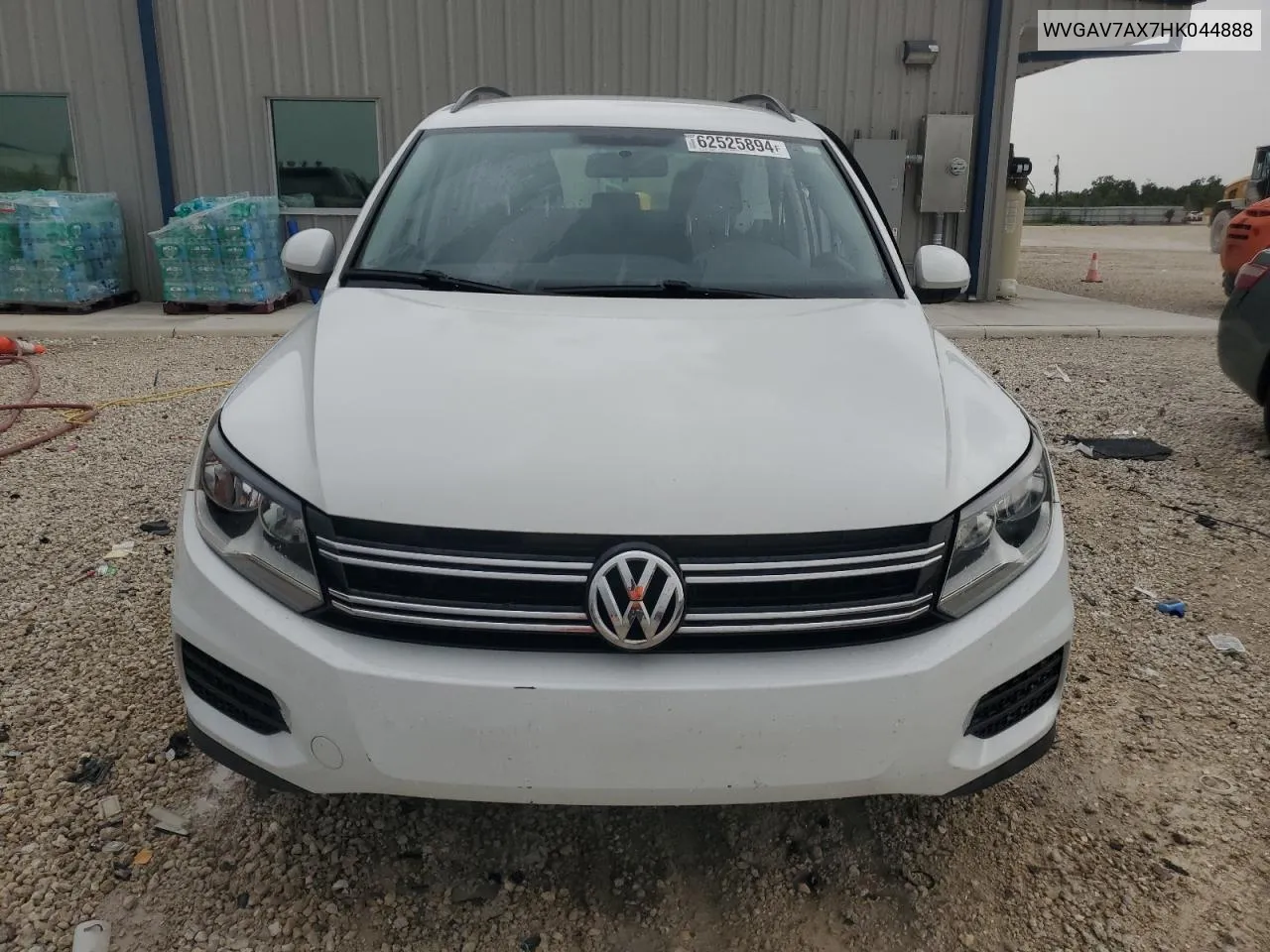 2017 Volkswagen Tiguan S VIN: WVGAV7AX7HK044888 Lot: 72413714