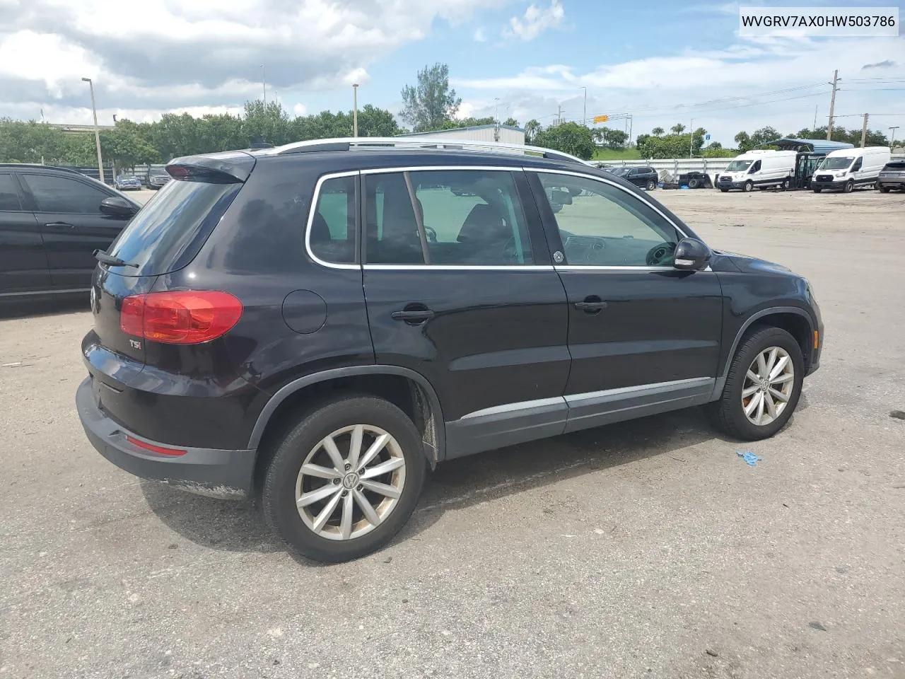 2017 Volkswagen Tiguan Wolfsburg VIN: WVGRV7AX0HW503786 Lot: 72515124