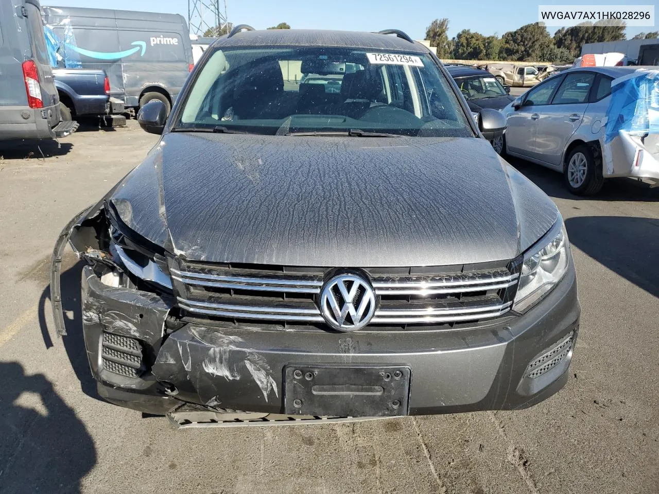 WVGAV7AX1HK028296 2017 Volkswagen Tiguan S