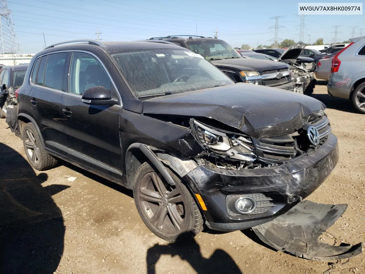 WVGUV7AX8HK009774 2017 Volkswagen Tiguan Sport