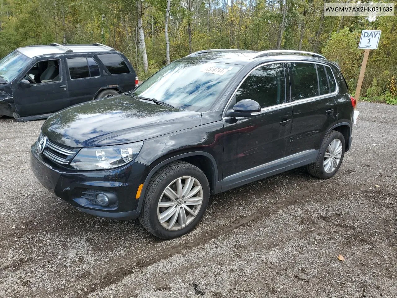 2017 Volkswagen Tiguan Comfortline VIN: WVGMV7AX2HK031639 Lot: 72950744