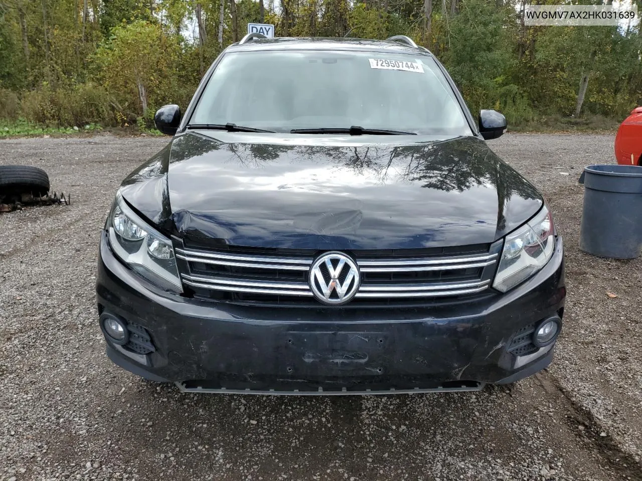 WVGMV7AX2HK031639 2017 Volkswagen Tiguan Comfortline