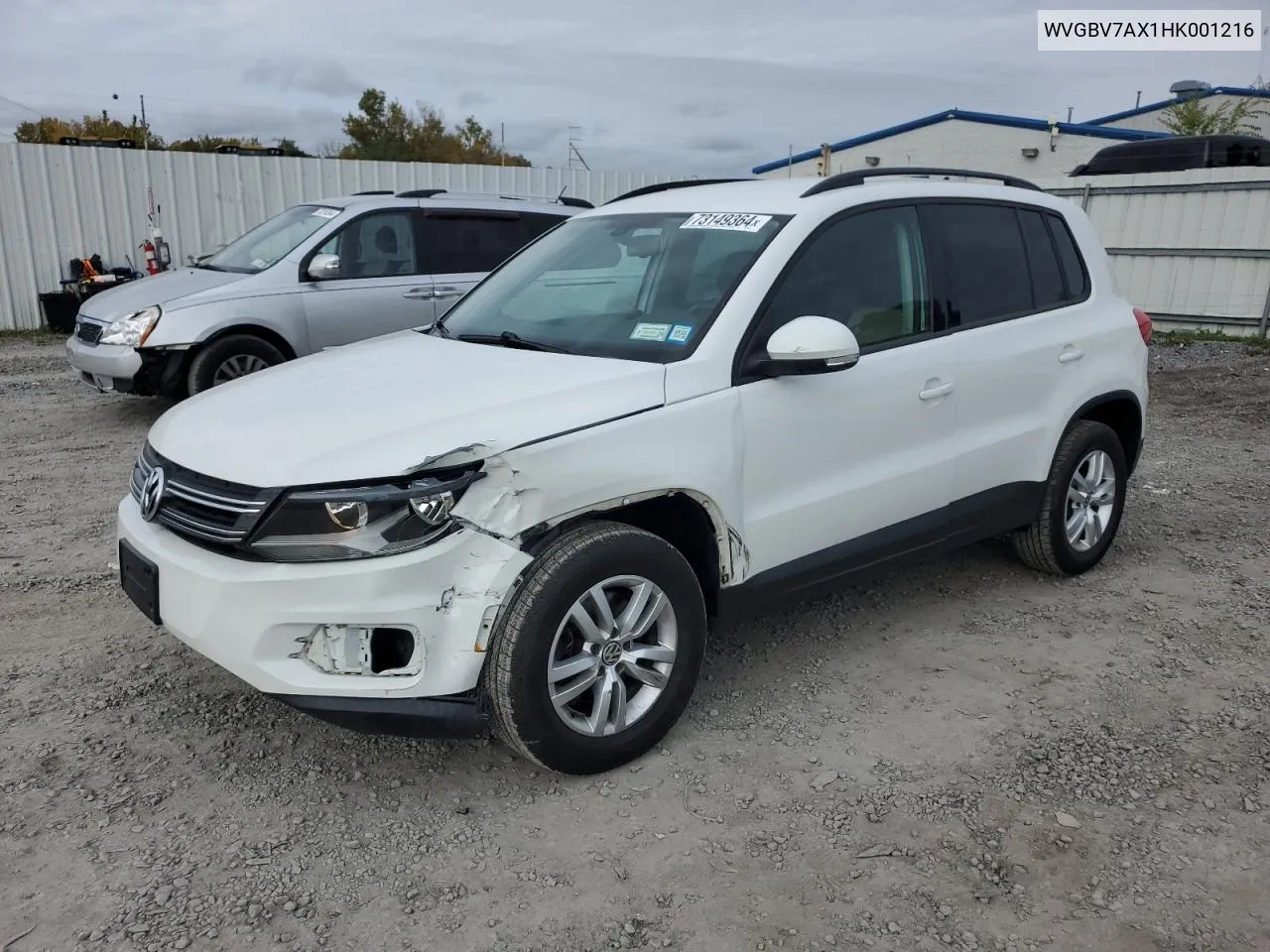 WVGBV7AX1HK001216 2017 Volkswagen Tiguan S